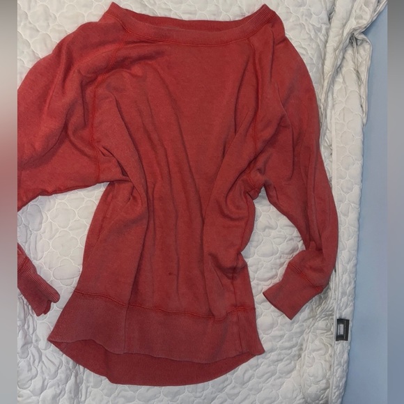 Salmon “weekend sweater” wide neck - Picture 2 of 2